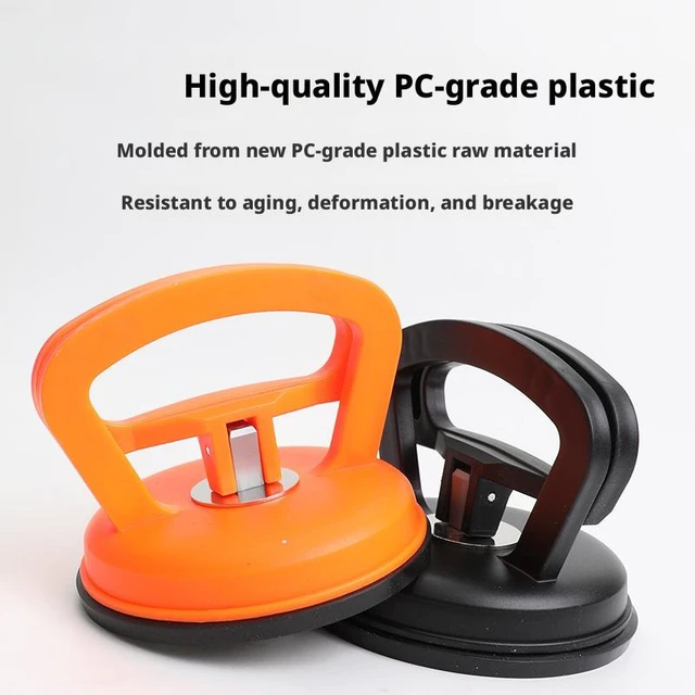 Alt view image 8 of 11 - SOEWIOU Black Large Vacuum Suction Cup, Heavy Pull Suction Tool for Car Glass Installation Removal, Auto Body Dent Repair & Integrated Ceiling Mounting