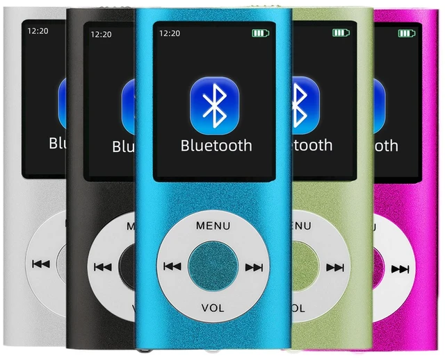 Alt view image 12 of 12 - SOEWIOU Bluetooth MP3 Player, Portable Card-Supported Walkman, Student MP4 with E-Book Reading, Green
