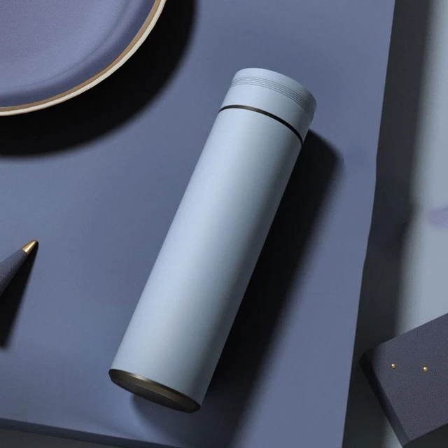 Alt view image 4 of 6 - SOEWIOU Macaron Smart Thermos Cup, 316 Stainless Steel Water Bottle with Temperature Display, Men Women Office Insulated Tumbler