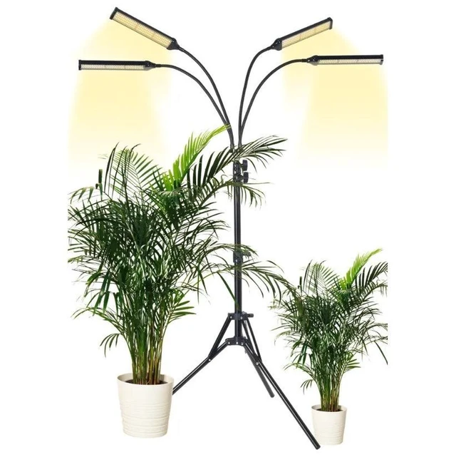 Alt view image 11 of 12 - SOEWIOU 12V LED Plant Grow Light, Full Spectrum Growing Lamp with Foldable Stand & Clip for Seedlings, Succulents & Indoor Plants