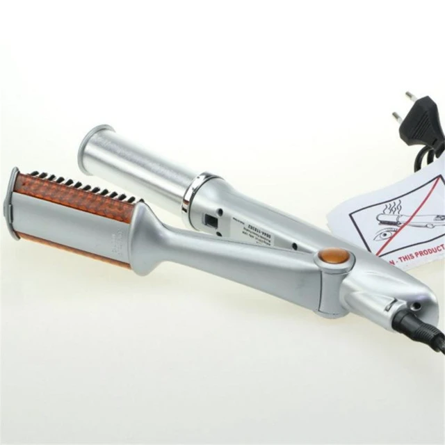 Alt view image 7 of 12 - SOEWIOU 2-in-1 Hair Straightener & Curler, Professional Flat Iron, Anti-Static Curling Wand, Household Hair Styling Tool