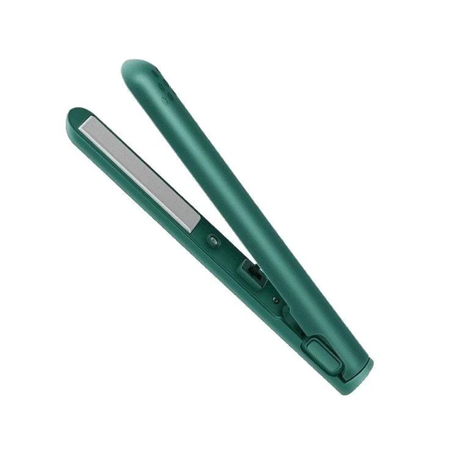 Alt view image 5 of 11 - SOEWIOU Wireless Rechargeable Hair Curler, 2-in-1 Straightener & Curler, Portable USB Hair Straightener for Outdoor Travel Green