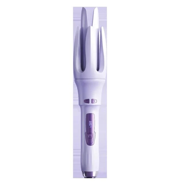 Alt view image 11 of 12 - SOEWIOU Curling Iron 274g,One-Press Automatic Curling Wand with LCD Display, 9 Temps 250-450°F, Ceramic Barrel 1.1 inch, 30s Fast Heat, Dual Voltage, Portable Salon Curler for Long/Short Hair,