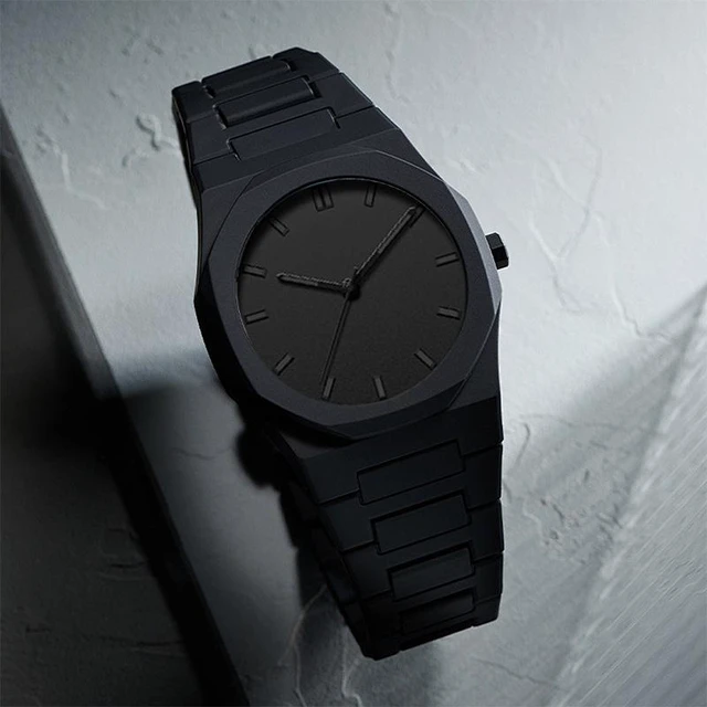 Alt view image 9 of 14 - SOEWIOU Unisex Quartz Wrist Watch, Fashion Analog Watch with Silicone Strap, Lightweight Plastic Casual Wristwatch for Men, Women & Teens, Black