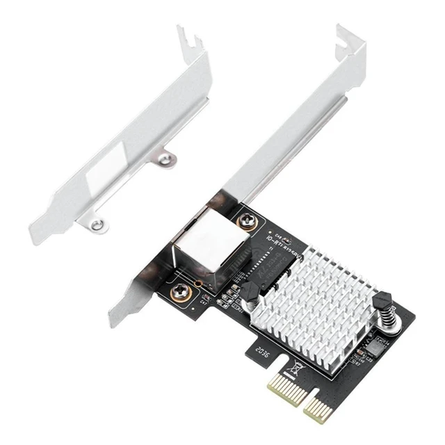 Alt view image 2 of 3 - SOEWIOU Express Gigabit Network Card I225 Chips 2.5G Single-Port Gigabit Network Card RJ45 Ethernet Network Adapter