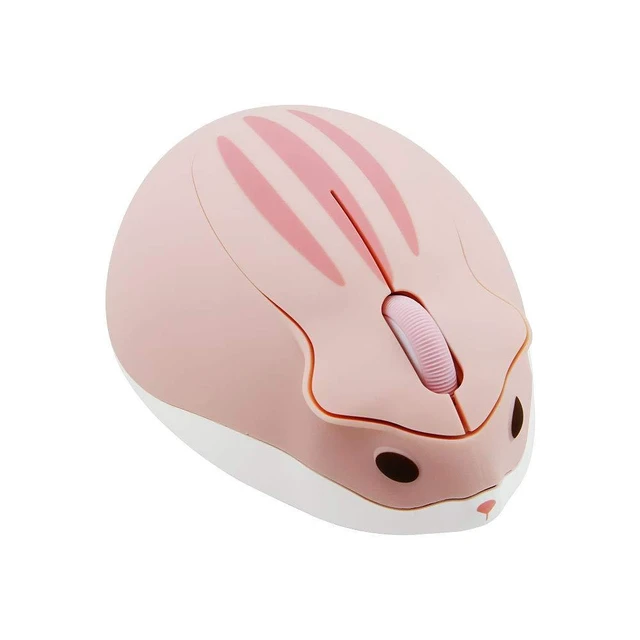 Alt view image 7 of 10 - SOEWIOU Wireless Mouse Cute Hamster Shape Less Noice Portable Mobile Optical 1200DPI USB Mice Cordless Mice for PC Laptop Computer MacBook Kids Girl Men Women Adults Gift