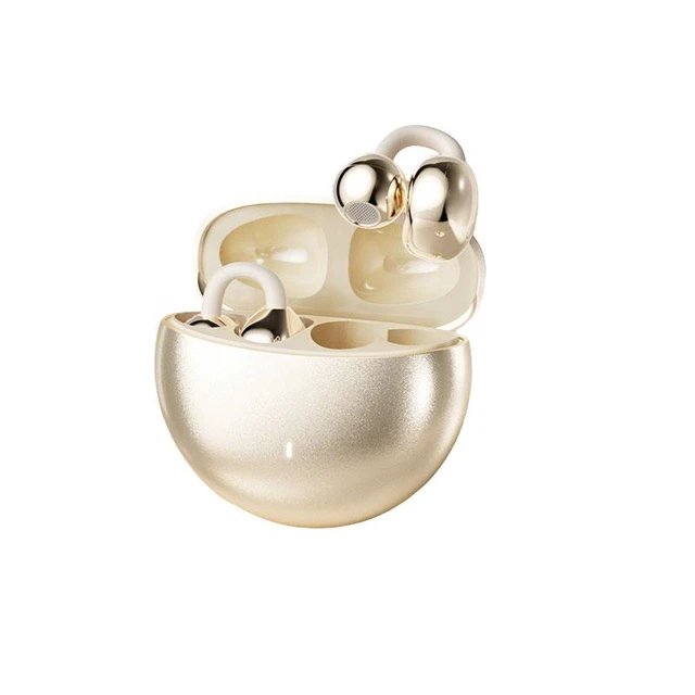 Alt view image 4 of 6 - SOEWIOU Bone Conduction Bluetooth Earphones Wireless Clip-On Earbuds, Skin-Tone Design, High-Fidelity Sound for Sports Running