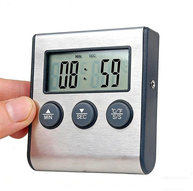 Alt view image 5 of 6 - SOEWIOU TP700 Digital Probe Food Thermometer, BBQ Cooking Thermometer with Timer & Alarm Function, Aluminum Alloy Shell