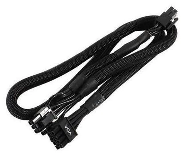 Alt view image 8 of 8 - 2Pack 8 PIN TO Dual 8 Pin 6 PIN PCIE VGA Power Supply Cable for EVGA Supernova G2 G3 G5 P2 T2 GS G+ 650 750 850 1000