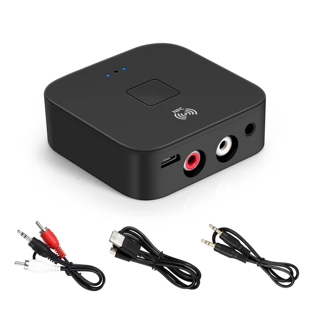 Alt view image 9 of 14 - SOEWIOU Bluetooth 5.0 Receiver NFC Audio Adapter B11, Wired Speaker to Wireless Bluetooth Converter
