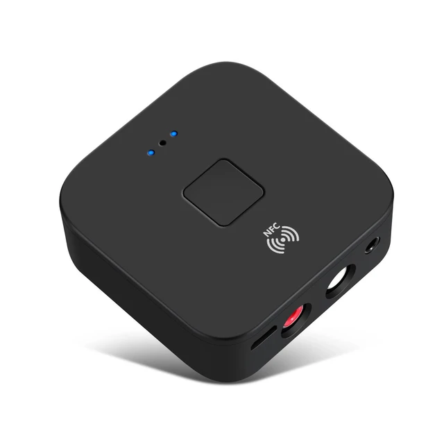 Alt view image 11 of 14 - SOEWIOU Bluetooth 5.0 Receiver NFC Audio Adapter B11, Wired Speaker to Wireless Bluetooth Converter