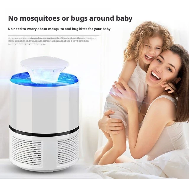 Alt view image 6 of 8 - SOEWIOU Photocatalyst Mosquito Killer Lamp, 365nm USB Insect Trap, Silent Suction Mosquito Zapper for Indoor Home