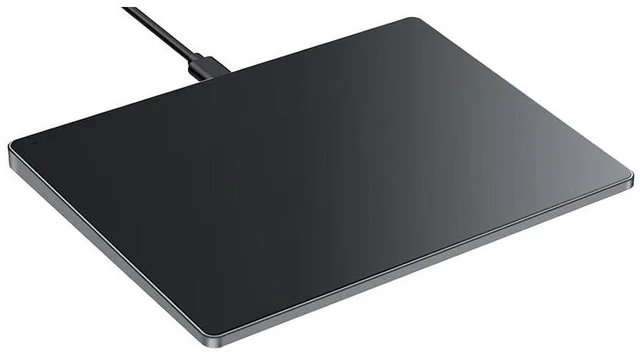 Alt view image 8 of 14 - Wired touchpad supports multi gesture control, Aluminum alloy casing and glass panel Trackpad Mouse with Multi-Touch Navigation for Windows 10/11/Linux/fedora 43 Laptop PC Notebook Computer (black)