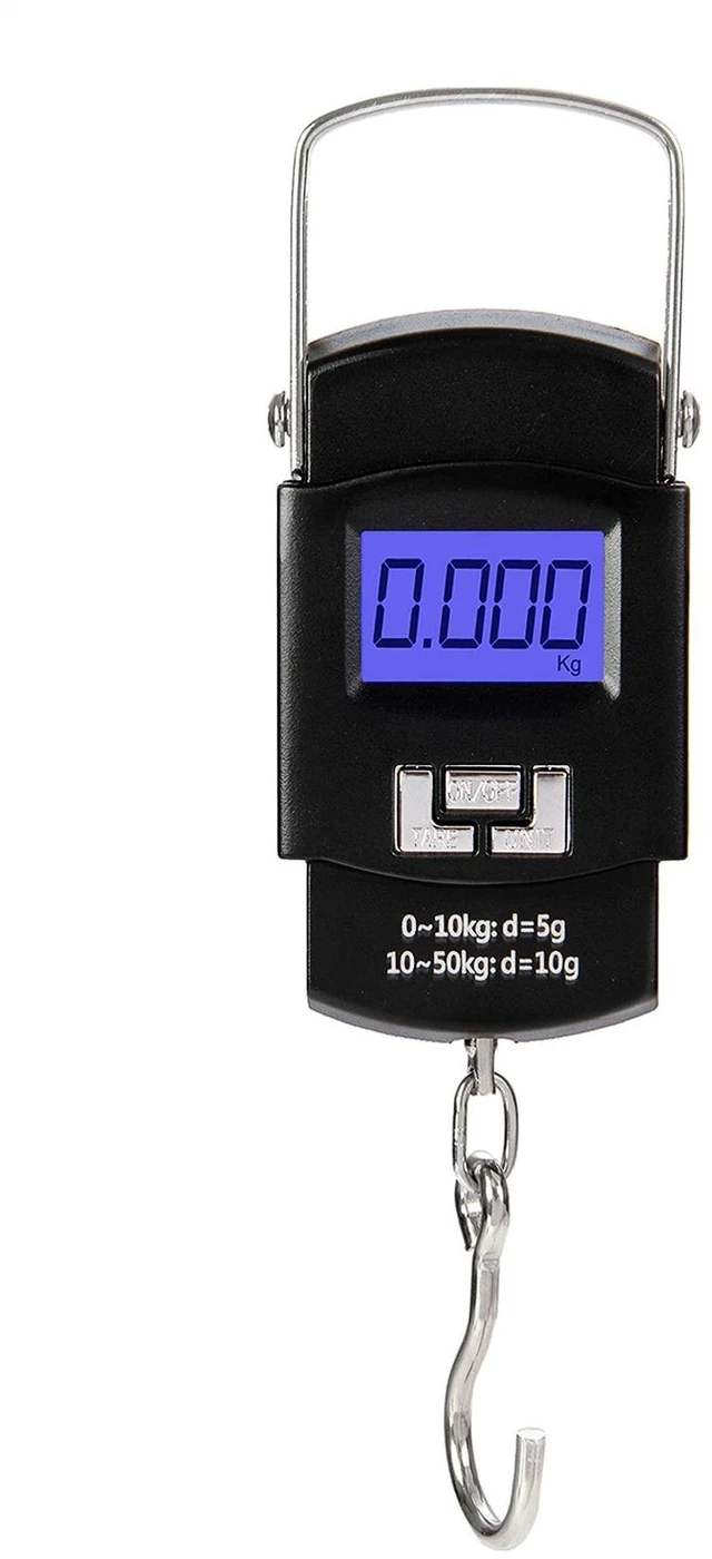 Alt view image 8 of 14 - SOEWIOU Portable Luggage Scale 50kg/110lb Electronic Digital Suitcase Weight Scale Travel Bag Hanging Weighing Scale