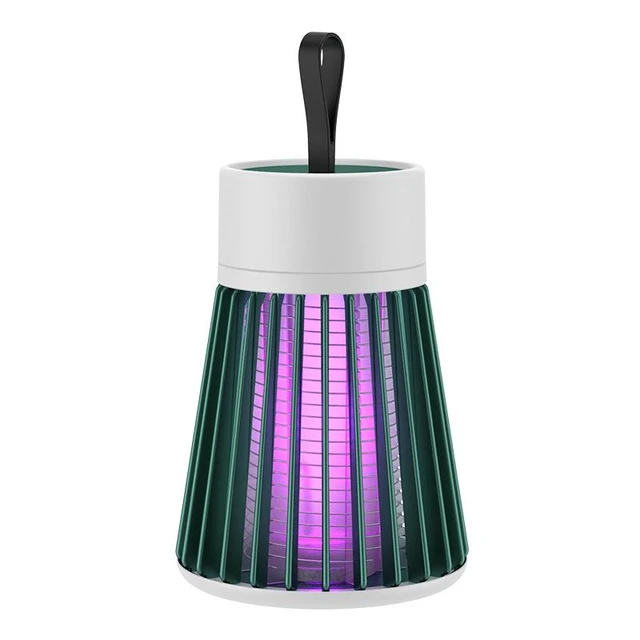 Alt view image 7 of 13 - SOEWIOU Green USB Rechargeable Mosquito Killer Lamp, Portable Electric Mosquito Trap, Indoor Outdoor Mosquito Repellent for Home Dormitory Camping