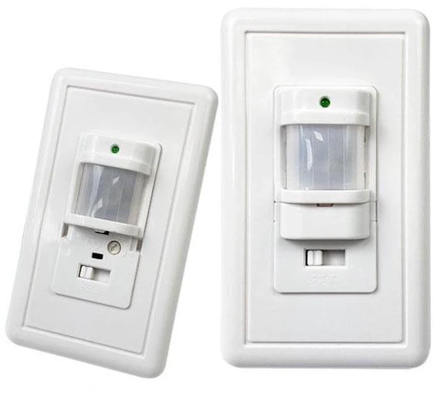 Alt view image 5 of 9 - SOEWIOU 110V-220V Wall-Mounted PIR Motion Sensor Switch, Infrared Motion Activated Light Switch with Adjustable Settings for Stairs & Corridors