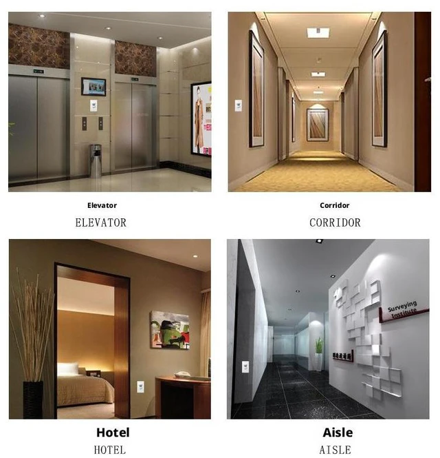Alt view image 6 of 9 - SOEWIOU 110V-220V Wall-Mounted PIR Motion Sensor Switch, Infrared Motion Activated Light Switch with Adjustable Settings for Stairs & Corridors