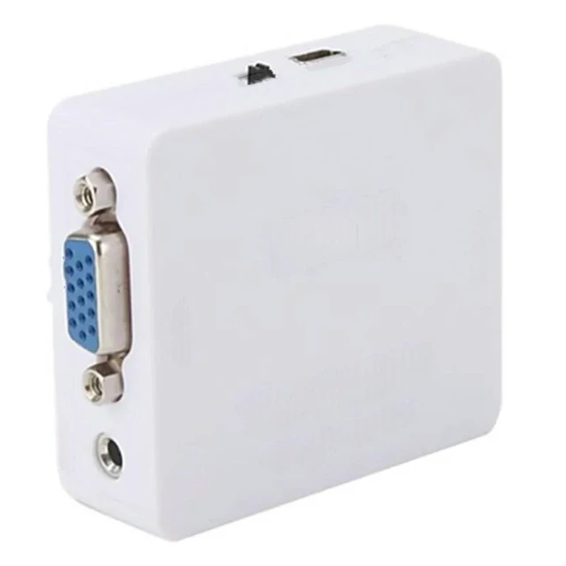 Alt view image 2 of 2 - SOEWIOU Mini HD 1080P Audio VGA To HDMI HD HDTV Video Converter Box Adapter With HDMI Cable PC Laptop to HDTV Projector