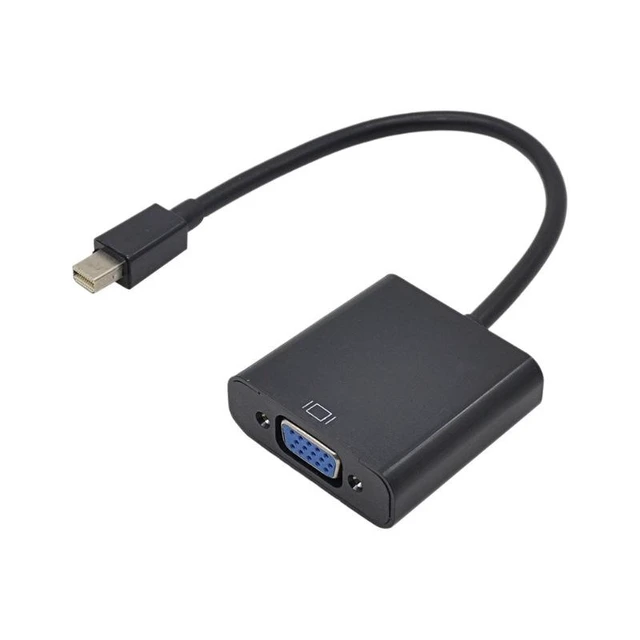 Alt view image 4 of 6 - SOEWIOU Mini DP to VGA Adapter, Mini DisplayPort to VGA Converter for MacBook Laptop to Monitor Projector