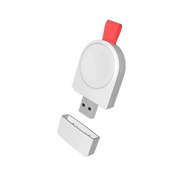 Alt view image 5 of 6 - SOEWIOU Portable USB Magnetic Wireless Charger for Apple Watch, Mini Travel Charging Dock Compatible with iWatch Series 1-6