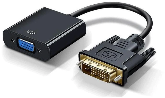 Alt view image 5 of 8 - SOEWIOU DVI to VGA Adapter 24+1, 1080P DVI Male to VGA Female Converter for PC TV Monitor Projector Set Top Box
