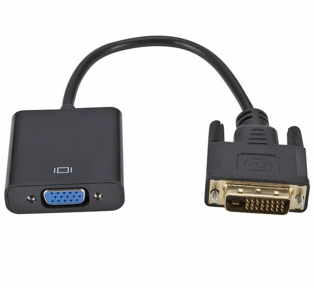 Alt view image 6 of 8 - SOEWIOU DVI to VGA Adapter 24+1, 1080P DVI Male to VGA Female Converter for PC TV Monitor Projector Set Top Box