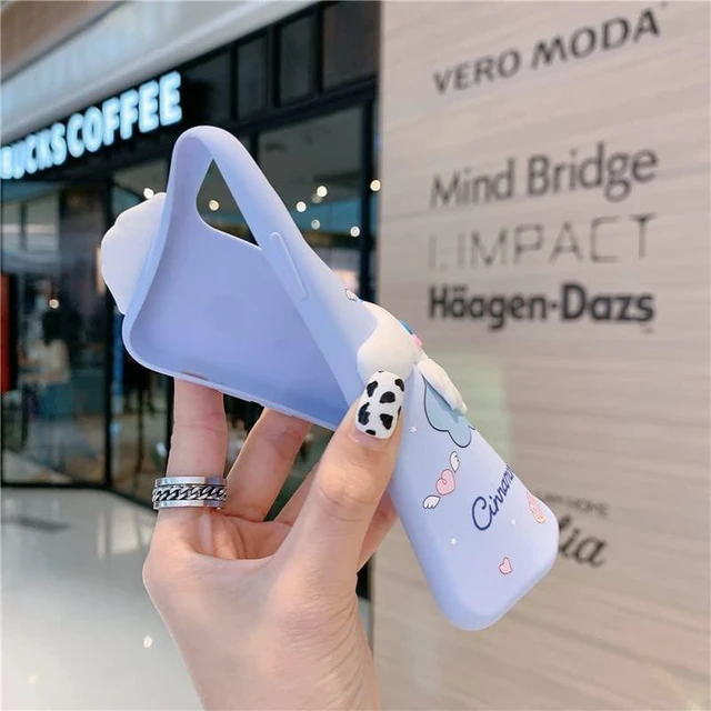 Alt view image 9 of 13 - SOEWIOU Case Compatible with iPhone 11, Shock-Absorption Anti-Scratch Bumper Case Cover, Cute Funny Anime Cartoon Cinnamon Design for Kids Teens Girls & Women