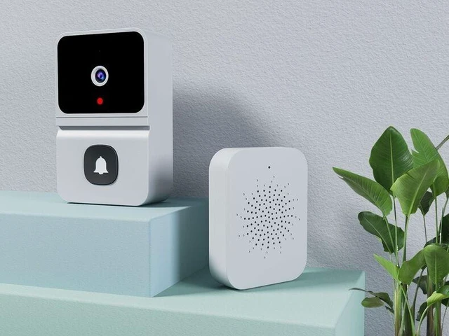 Alt view image 7 of 13 - SOEWIOU Z30 Smart WiFi Video Doorbell, T23 Chip HD Night Vision, Wireless Two-Way Audio Intercom, Remote Home Monitoring with Indoor Doorbell Chime