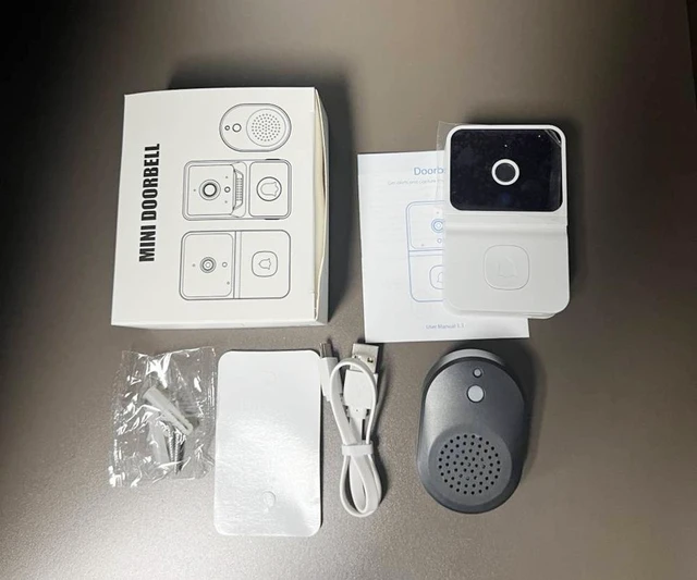Alt view image 8 of 13 - SOEWIOU Z30 Smart WiFi Video Doorbell, T23 Chip HD Night Vision, Wireless Two-Way Audio Intercom, Remote Home Monitoring with Indoor Doorbell Chime