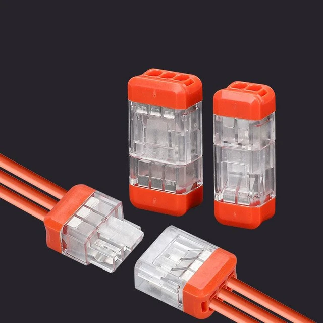 Alt view image 7 of 8 - SOEWIOU LT-33 Push-in Quick Wiring Terminal, Plug-and-Play Wire Connector, Power Distribution & Butt Terminal