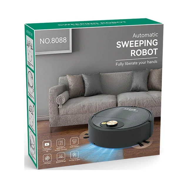 Alt view image 9 of 14 - SOEWIOU Clearance & Promo, Intelligent Sweeping Robot | Three-in-One Cleaning Machine | Lazy Vacuum Cleaner | Home Appliance, Clearance & Promo | Plastic, Pink, _Mega Brand