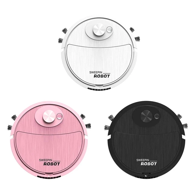 Alt view image 10 of 14 - SOEWIOU Clearance & Promo, Intelligent Sweeping Robot | Three-in-One Cleaning Machine | Lazy Vacuum Cleaner | Home Appliance, Clearance & Promo | Plastic, Pink, _Mega Brand