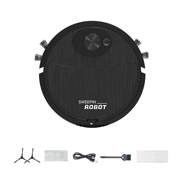 Alt view image 11 of 14 - SOEWIOU Clearance & Promo, Intelligent Sweeping Robot | Three-in-One Cleaning Machine | Lazy Vacuum Cleaner | Home Appliance, Clearance & Promo | Plastic, Pink, _Mega Brand