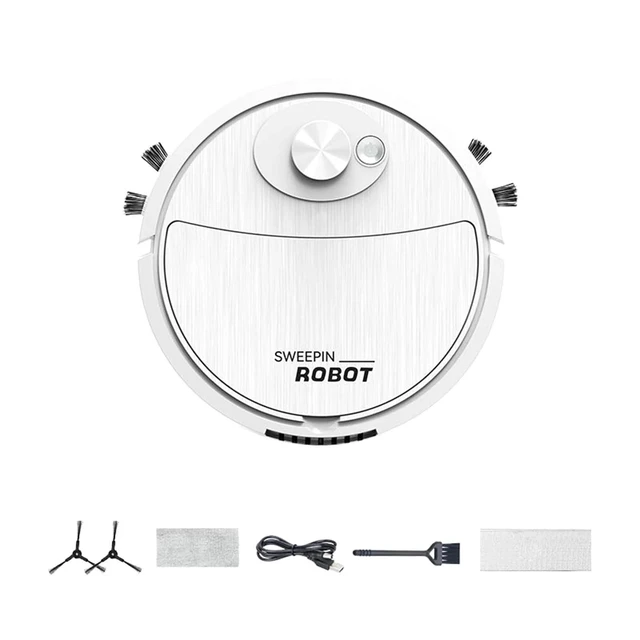 Alt view image 12 of 14 - SOEWIOU Clearance & Promo, Intelligent Sweeping Robot | Three-in-One Cleaning Machine | Lazy Vacuum Cleaner | Home Appliance, Clearance & Promo | Plastic, Pink, _Mega Brand