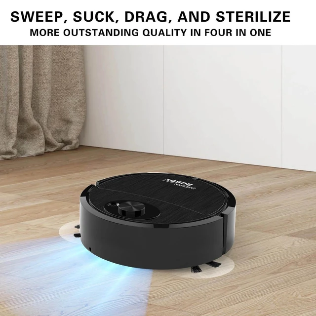 Alt view image 14 of 14 - SOEWIOU Clearance & Promo, Intelligent Sweeping Robot | Three-in-One Cleaning Machine | Lazy Vacuum Cleaner | Home Appliance, Clearance & Promo | Plastic, Pink, _Mega Brand