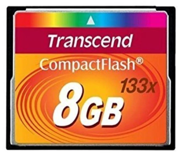 Alt view image 4 of 4 - Transcend 8GB CompactFlash Memory Card 133x (TS8GCF133) Size: 8 GB, Model: TS8GCF133, Gadget & Electronics Store