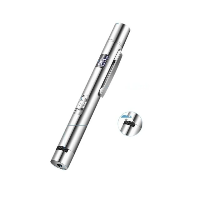 Alt view image 5 of 6 - SOEWIOU USB Rechargeable Laser Cat Teaser Pen, Multi-Pattern Interactive Kitten Toy, Pet Exercise Toy for Indoor Cats