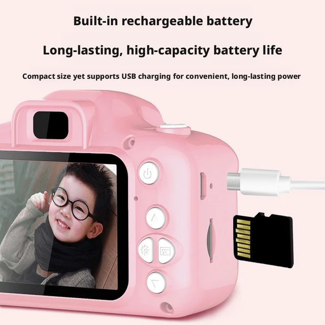 Alt view image 7 of 11 - SOEWIOU Kids Digital Camera, HD Selfie Camera with Photo Video Recording, Game & Music Player, Cartoon Portable Camera Toy Gift for Boys Girls