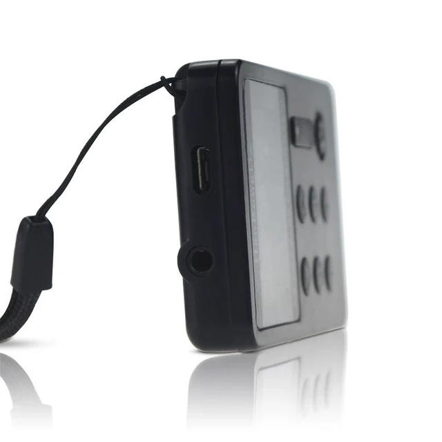 Alt view image 6 of 6 - SOEWIOU AM FM Digital Radio, English Listening Receiver, Rechargeable Lithium Battery, USB MP3 Player, Sports & Conference Radio