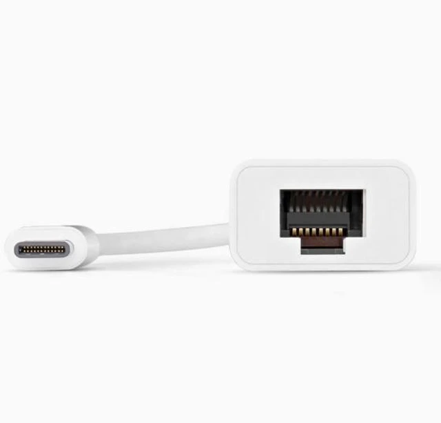 Alt view image 2 of 2 - SOEWIOU Aluminum Alloy Type-C to USB 3.0 External Gigabit Wired Network Card Hub, Ethernet Converter for Mac, Laptop & Desktop