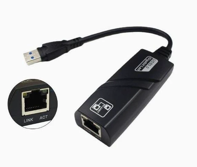 Alt view image 2 of 3 - SOEWIOU USB Gigabit Ethernet Adapter, USB to RJ45 Type-C High-Speed Ethernet Adapter, External USB LAN Adapter with LED