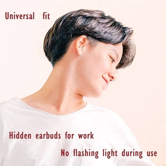 Alt view image 10 of 14 - SOEWIOU Smallest Invisible Hidden Earbuds Small for Work Wireless Bluetooth Micro Mini Tiny Sleep Earbuds for Small Ears Noise Cancelling Ear Buds Sleepping Buds Invisible Earbud Small Cute