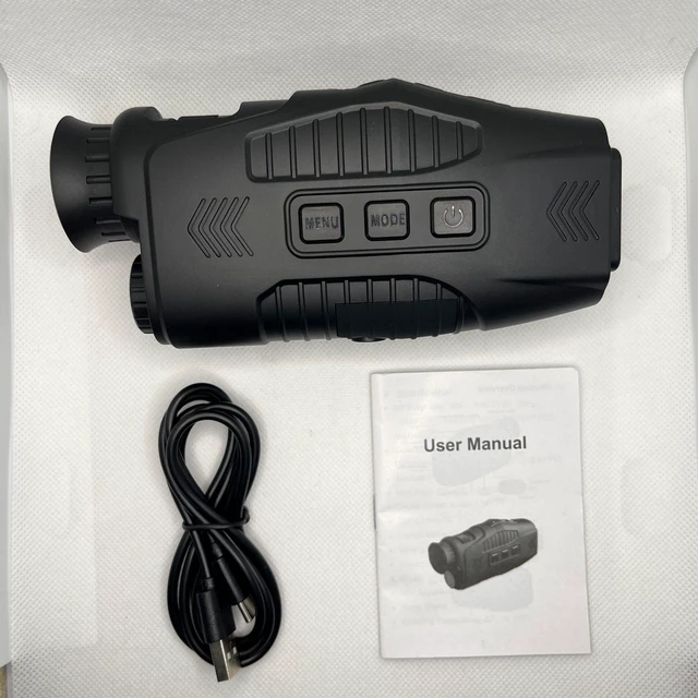 Alt view image 9 of 10 - SOEWIOU R11 Monocular Telescope, 5X Zoom 1080P HD Infrared Night Vision Device, Outdoor Hunting Digital Camera with Photo & Video Recording Function