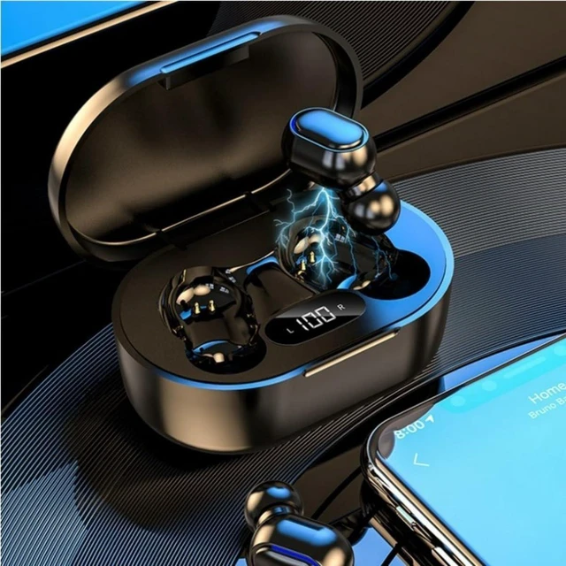 Alt view image 12 of 14 - Wireless Earbuds, Bluetooth 5.3 Headphones HiFi Deep Bass with Mic ,120H Playtime LED Display ,IPX7 Waterproof Button Control True Wireless Earphones,One-Step Pairing,In-Ear Noise Reduction Headset