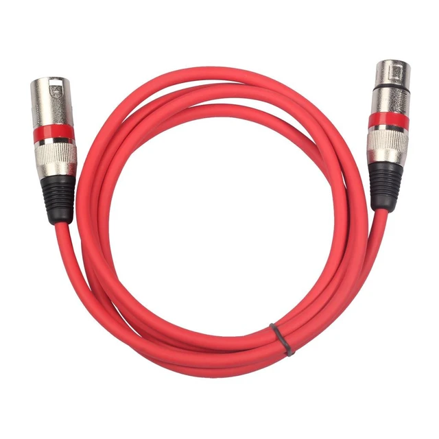 Alt view image 5 of 8 - SOEWIOU Colorful XLR Male to Female Microphone Cable, 1/4" TRS Balanced Line for Audio Interface & Mixer, 70.86in