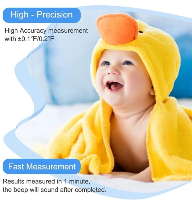 Alt view image 9 of 14 - SOEWIOU Digital Thermometer for Adults & Kids - Oral, Rectal, Underarm Fever Thermometer with Fever Alarm, C/F Switchable, Medical Grade.