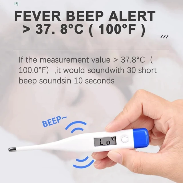 Alt view image 12 of 14 - SOEWIOU Digital Thermometer for Adults & Kids - Oral, Rectal, Underarm Fever Thermometer with Fever Alarm, C/F Switchable, Medical Grade.
