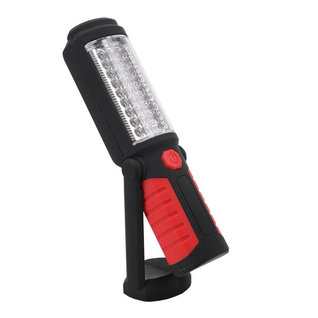 Alt view image 12 of 14 - SOEWIOU 36+5 LED COB Inspection Light, USB Rechargeable Handheld Work Flashlight, Magnetic Base Foldable Stand Emergency Lamp, Portable Auto Repair Working Light