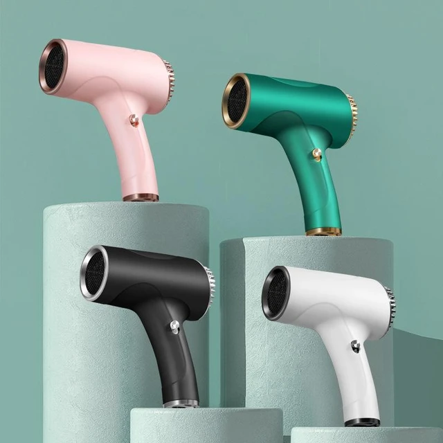 Alt view image 6 of 6 - SOEWIOU Cordless Hair Dryer, Rechargeable Fast Drying, Low Power Portable Hairdryer with Hot & Cold Wind for Home & Dorm