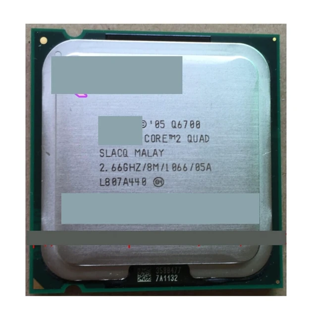 Alt view image 2 of 2 - CPU c 2 Quad Q6700 Q6700 CPU Processor 2.66Ghz/ 8M /1066GHz Socket 775 Can Work